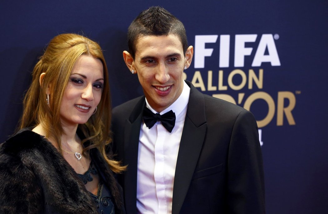 Angel Di María a jeho žena