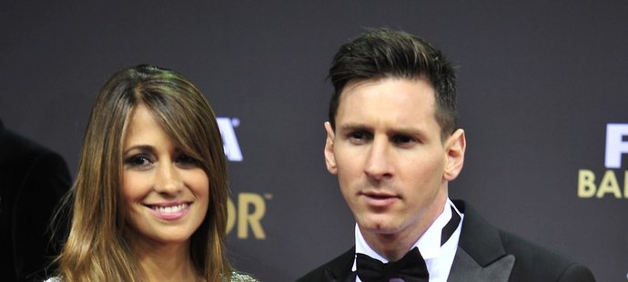 Lionel Messi a jeho přítelkyně Antonella Roccuzzo