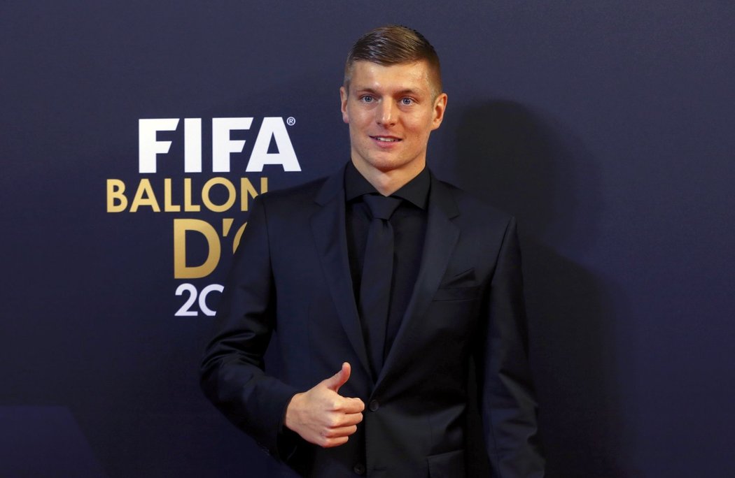 Německý záložník Realu Madrid Toni Kroos