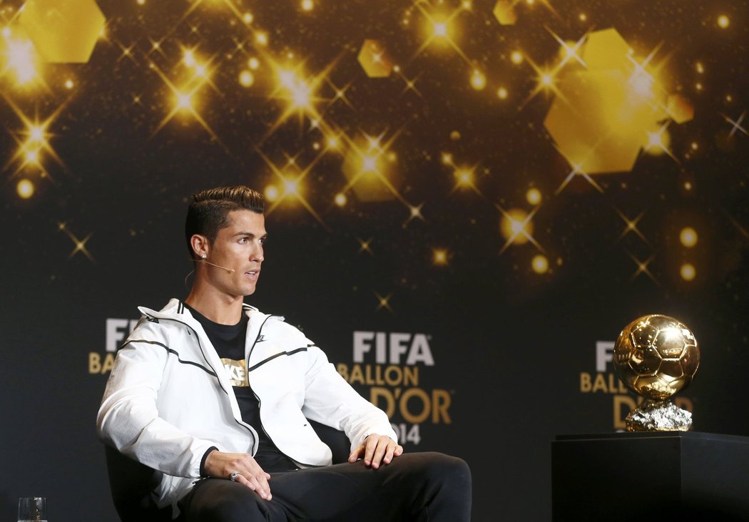 Cristiano Ronaldo, vítěz ankety Zlatý míč za rok 2013