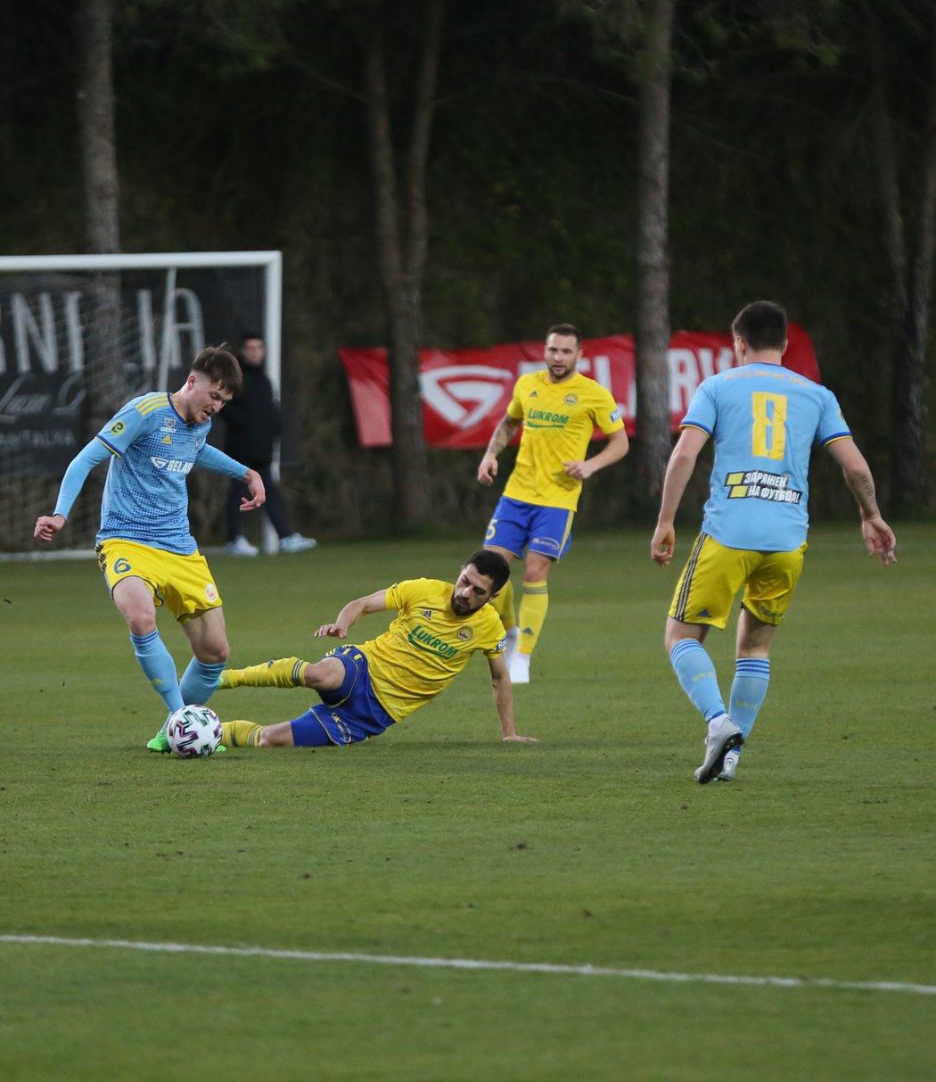 Fotbalisté Zlína uhráli v přípravě s BATE Borisov bezbrankovou remízu