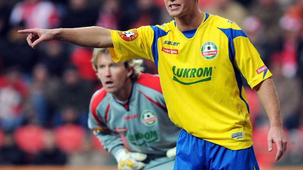 Zlínský fotbalista Pavel Malcharek