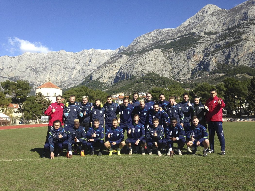 Fotbalisté Znojma na zimním soustředění v Chorvatsku