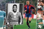 Velké srovnání 9 legend: Pelé (skoro) bez chyb, Ronaldo daleko od špičky