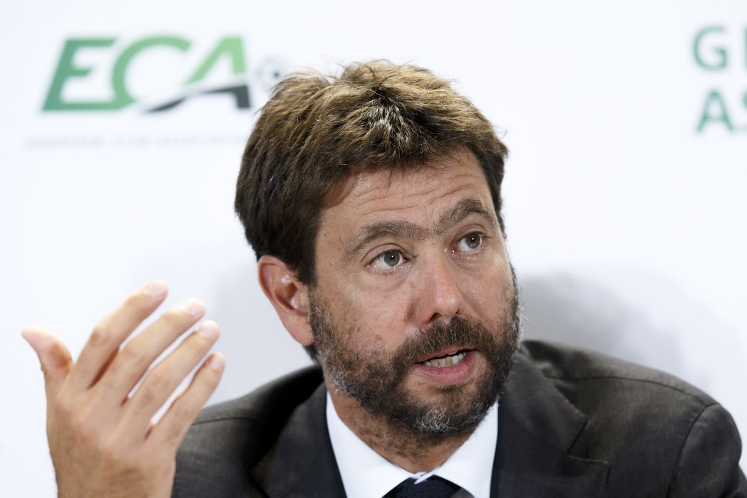 Šéf Juventusu Andrea Agnelli