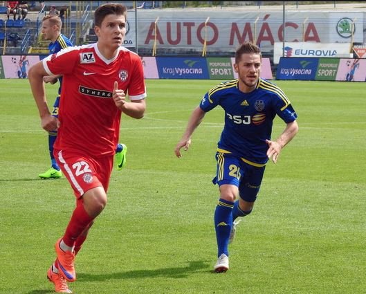 Fotbalisté Jihlavy prohráli v posledním kole FNL v souboji jistých účastníků baráže o FORTUNA:LIGU s Brnem 1:6