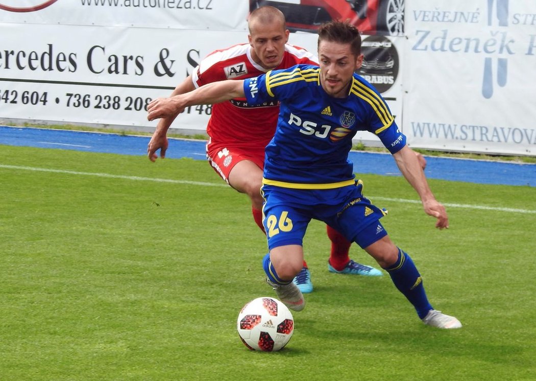 Fotbalisté Jihlavy prohráli v posledním kole FNL v souboji jistých účastníků baráže o FORTUNA:LIGU s Brnem 1:6