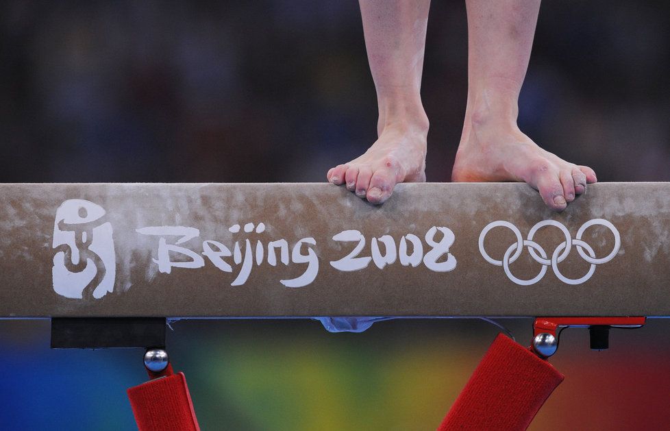 Snímek Michala beránka z olympiády v Pekingu