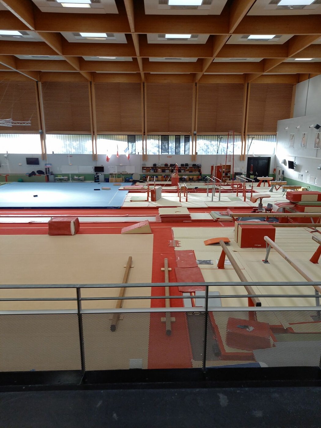 Gymnastická hala v areálu INSEP pro francouzské sportovce