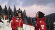 Slalomářka Franziska Gritschová se zamilovala do trenéra Floriana Stengga