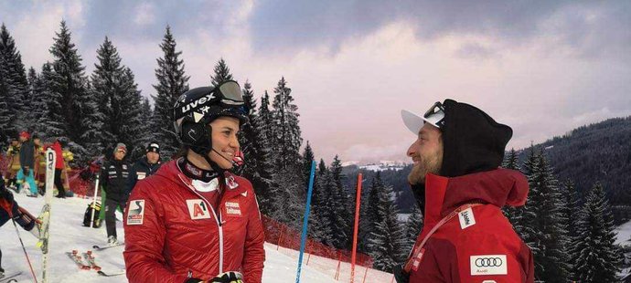 Slalomářka Franziska Gritschová se zamilovala do trenéra Floriana Stengga