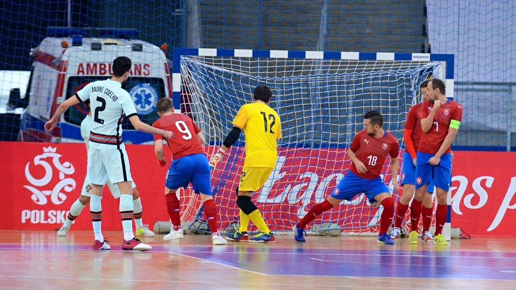 Čeští futsalisté v kvalifikaci o postup na EURO Portugalsko podruhé nezaskočili a prohráli 1:5