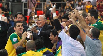 Brazilští futsalisté porazili Španěly a jsou popáté mistry světa