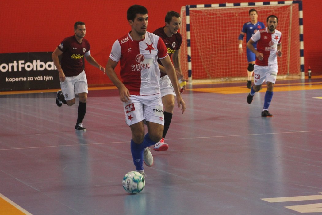 Historické 16. futsalové derby ovládla Sparta, nad Slavií vyhrála 3:1