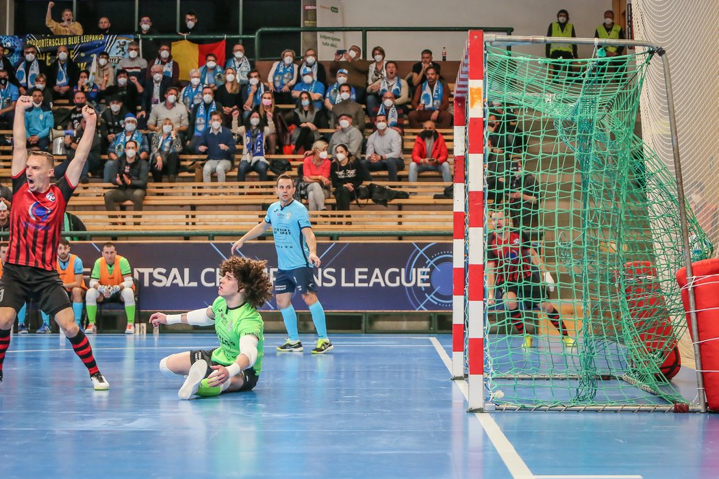 Futsalisté Plzně na úvod elitní fáze Ligy mistrů porazili Halle-Gooik 6:3