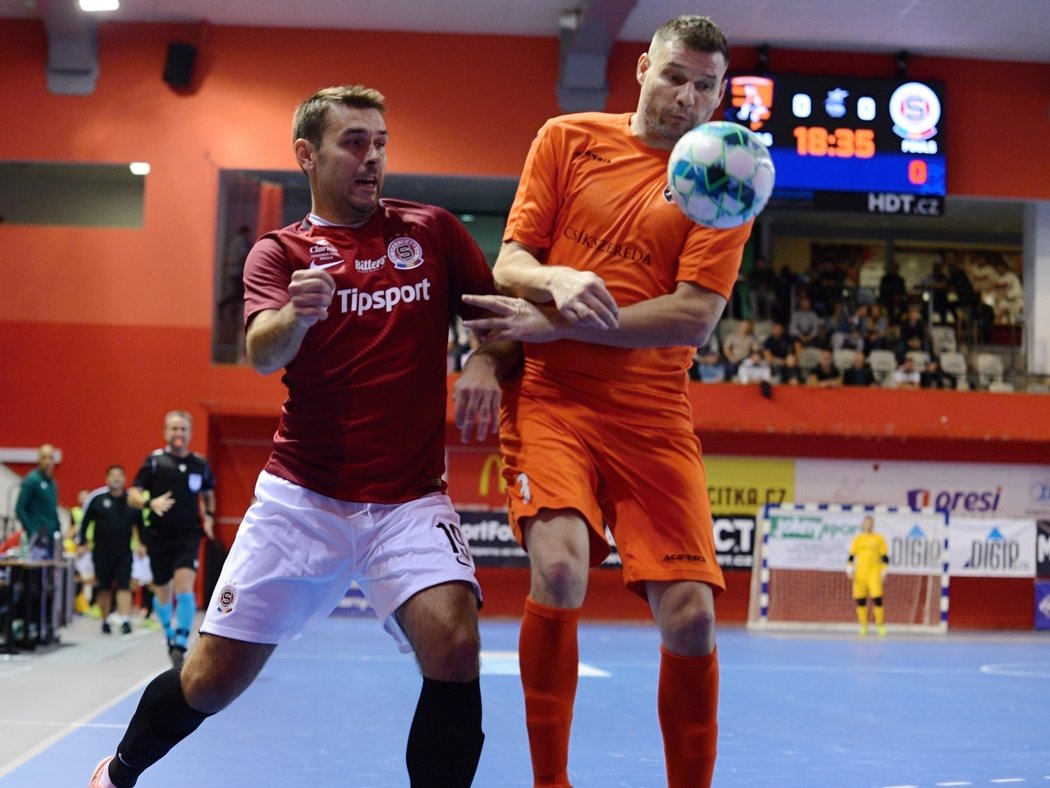 Futsalová Sparta v Lize mistrů těsně podlehla Barceloně