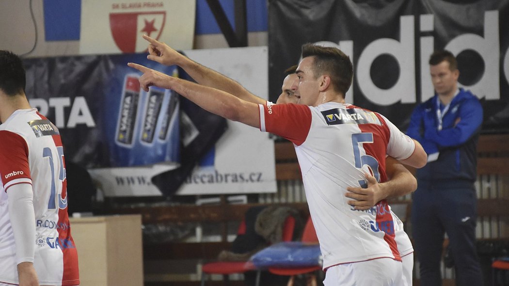 Futsalová Slavia remizovala s Plzní na domácí palubovce 3:3