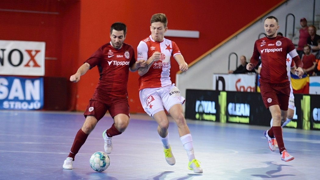 Sparta ve futsalovém derby přejela Slavii 11:2