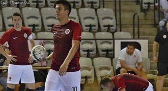 Sparta - Slavia 5:3. Futsalové derby pro domácí, zářili Marcelo a Amadeu