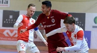 Futsalová Sparta vrátila Slavii v derby porážku. Do čela ligy se dostala Plzeň