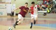 Futsalová Sparta dokázala i podruhé v aktuální sezoně porazit v derby Slavii. Po domácí výhře 3:1 zvítězila v Edenu 5:2