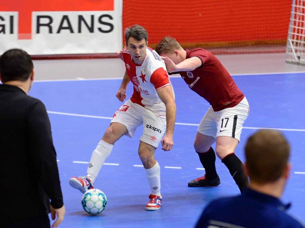 Slavia ukončila nadvládu Sparty ve futsalových derby. Městského rivala porazila (4:2) poprvé od 29. prosince 2017.