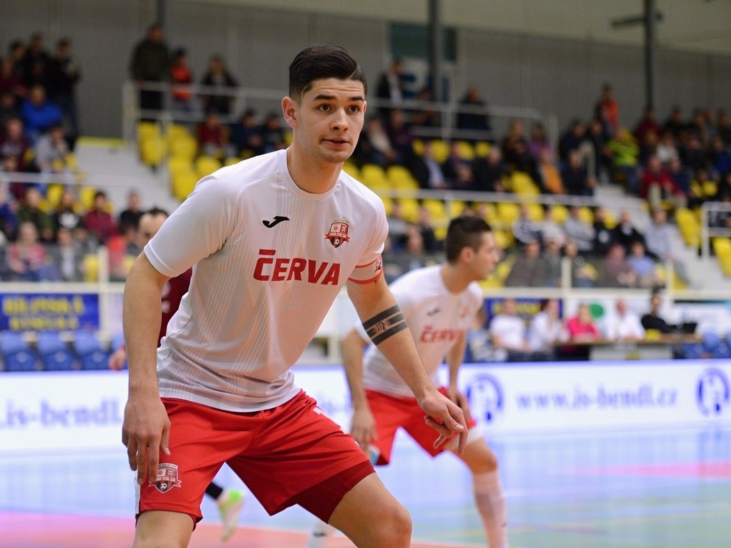 Kapitán futsalových Teplic David Černý