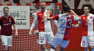 Futsalisté Slavie přešli přes Spartu. V semifinále Plzeň, Chrudim i Teplice