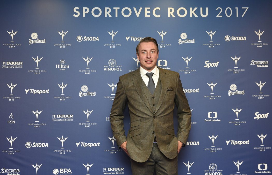 Bývalý házenkář Filip Jícha na vyhlášení Sportovce roku