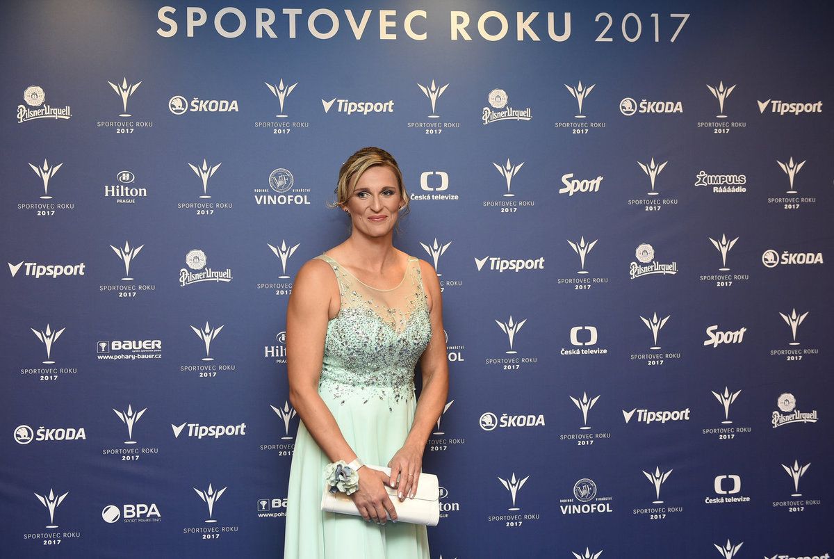 Oštěpařka Barbora Špotáková na vyhlášení ankety Sportovec roku