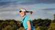 Jessica Kordová slaví svůj první triumf na LPGA stejným poskočením jako slavíval své triumfy její otec Petr