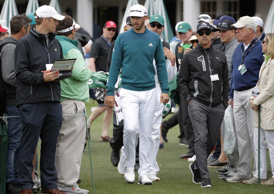 Dustin Johnson do golfového Masters v Augustě nenastoupil kvůli zranění zad