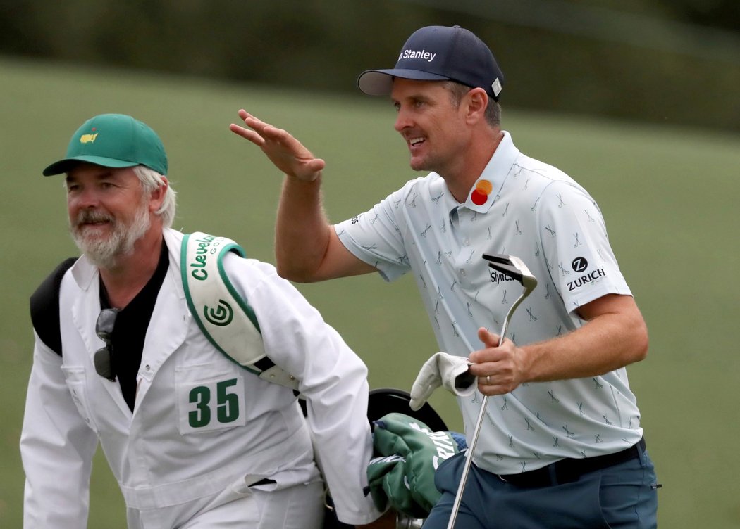 Justin Rose dokončil první den Masters se skóre -7 