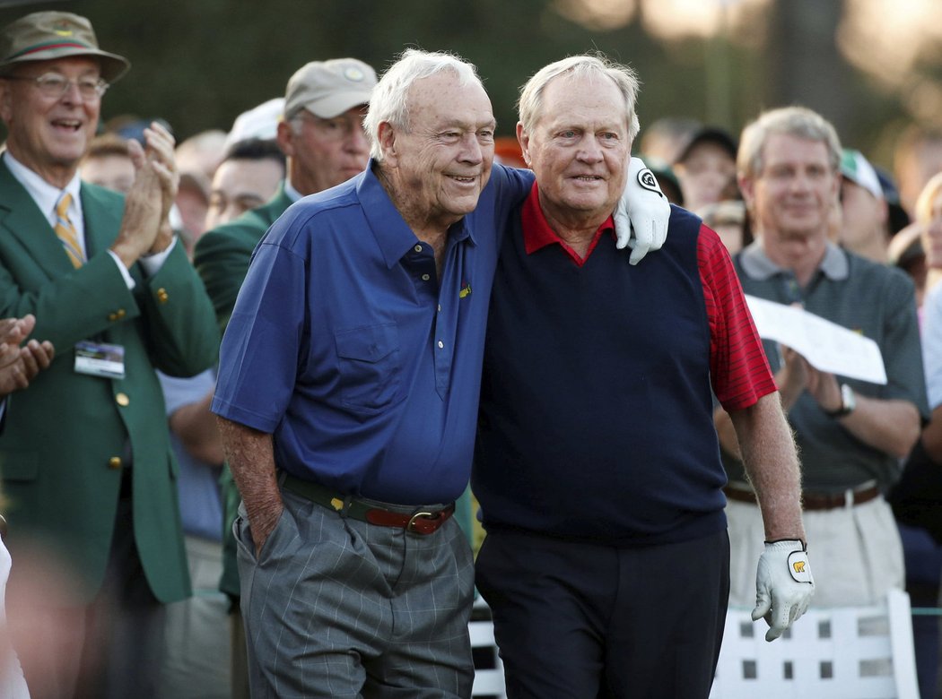 Arnold Palmer a Jack Nicklaus - dvě golfové legendy