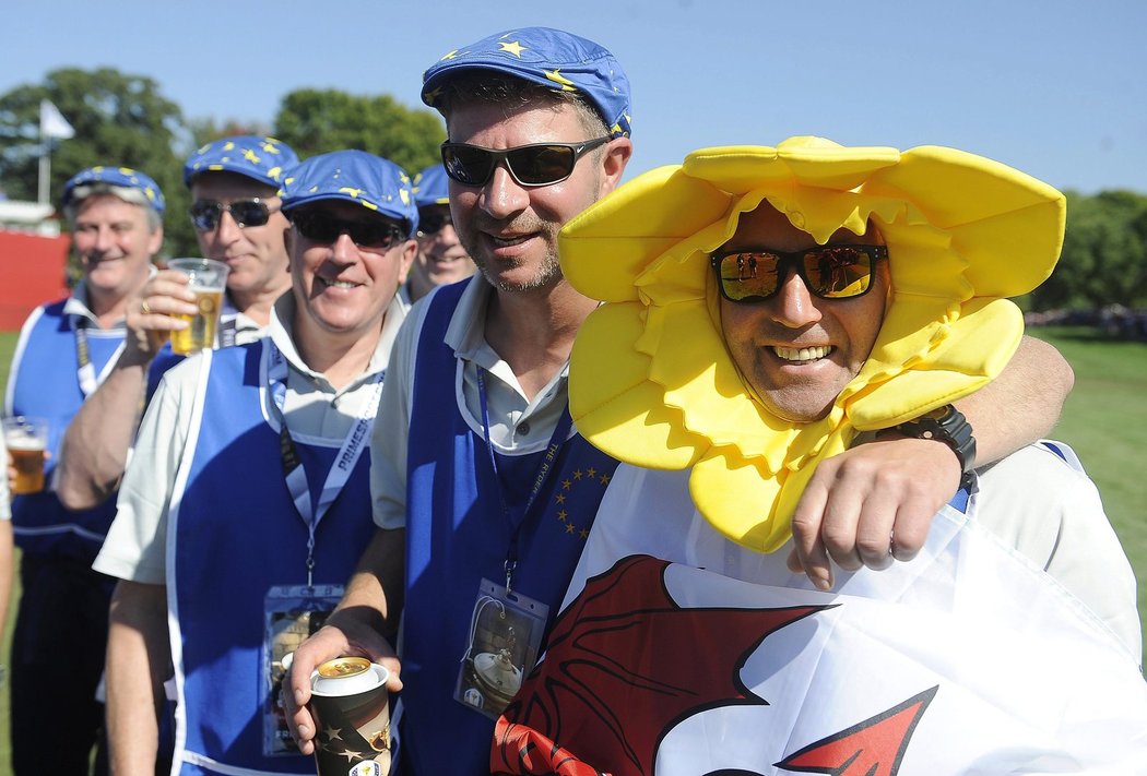 Fanoušci týmu Evropy na Ryder Cupu 2016