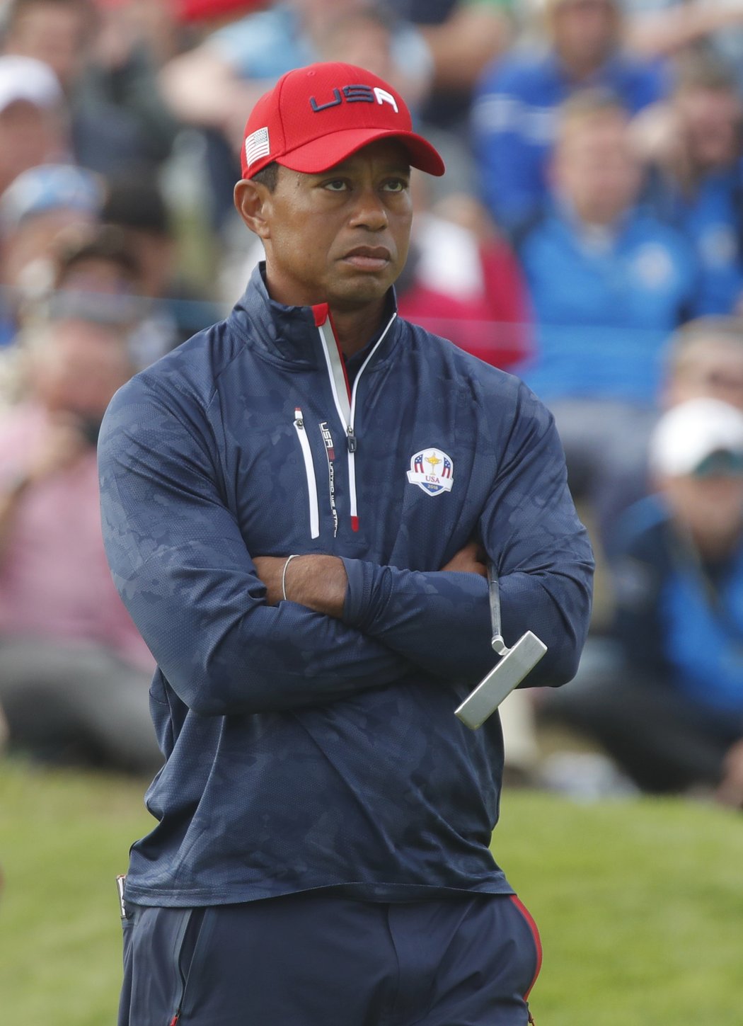 Tiger Woods v soutěži týmů překvapivě nezískal na hřišti Le Golf National ani bod.