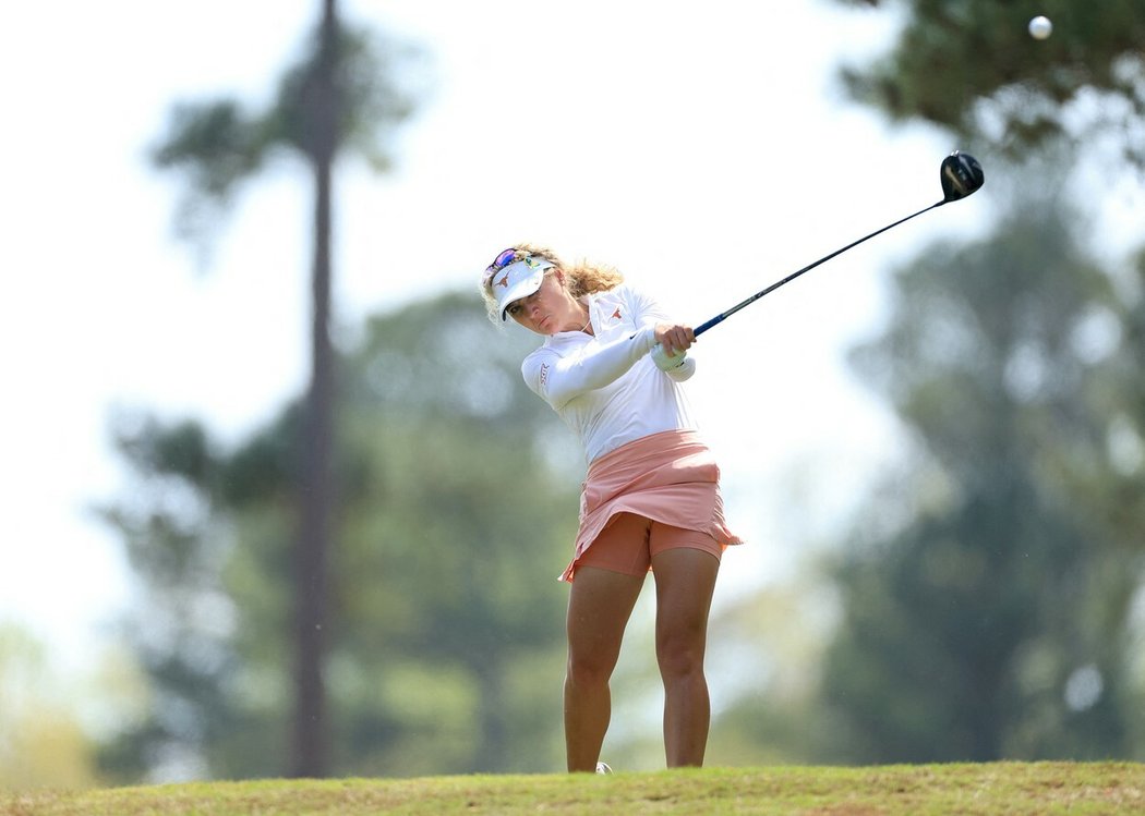 Golfistka Sára Kousková na turnaji Augusta National Women’s Amateur