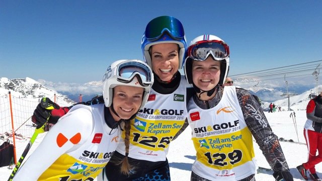 Závodníci na 13. mistrovství světa v moderní sportovní kombinaci SKI-GOLF