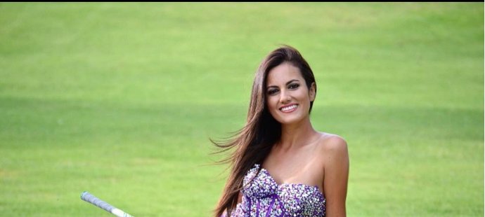 Susana Benavidesová je jednou z krásek, které se ucházejí o místo na golfovém turnaji v Atlantic City.