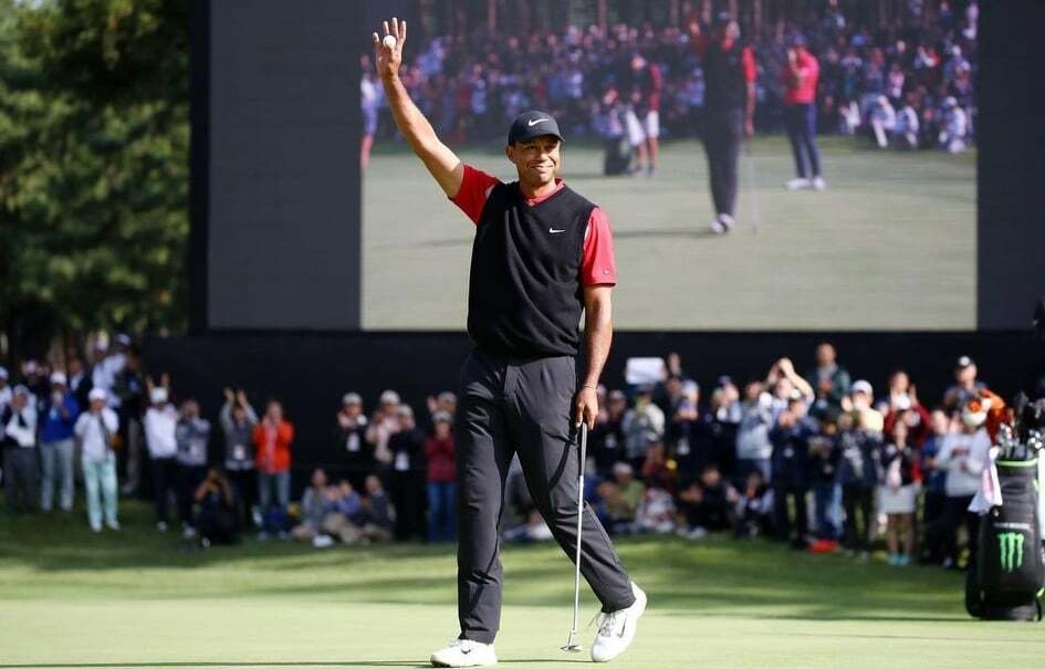 Golfová legenda Tiger Woods.