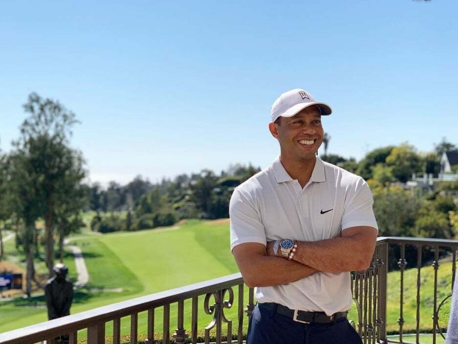 Golfová legenda Tiger Woods.