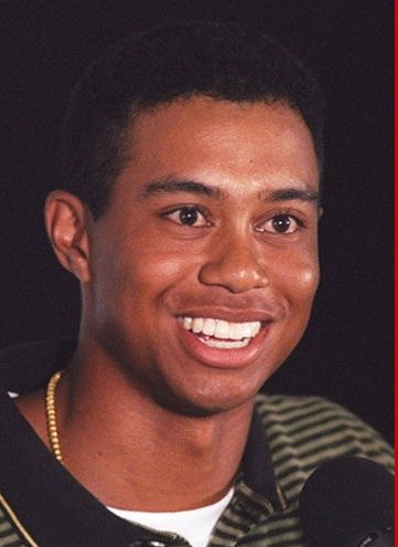 Tiger Woods na fotce z roku 1996