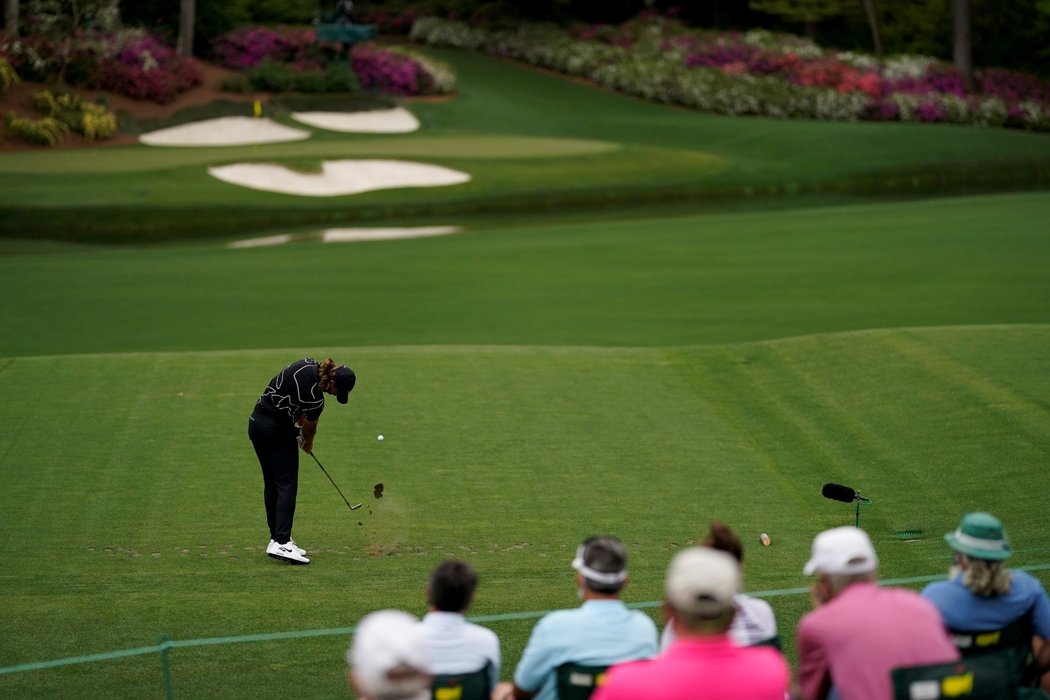 Tommy Fleetwood se blýskl během prvního dne Masters, když na 16. jamce zahrál hole-in-one