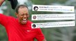 Na adresu Tigera Woodse se sesypala řada gratulací od světových osobností nejen sportu