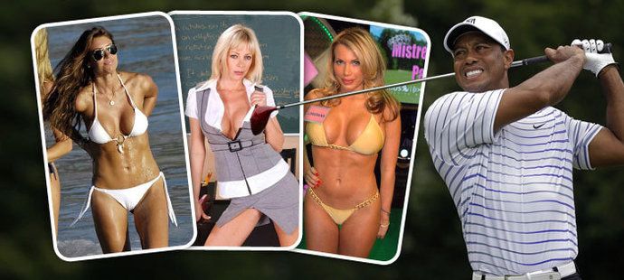 S jakými ženami spal golfista Tiger Woods?