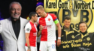 Slavia uctila Gotta (†80). Tleskalo se, Edenem zněla Včelka Mája