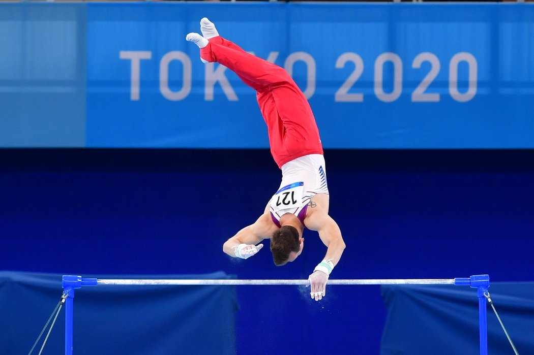 Gymnasta David Jessen na LOH v Tokiu