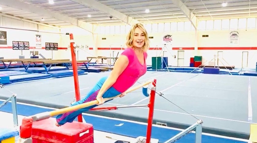 Slavná rumunská gymnastka Nadia Comaneciová