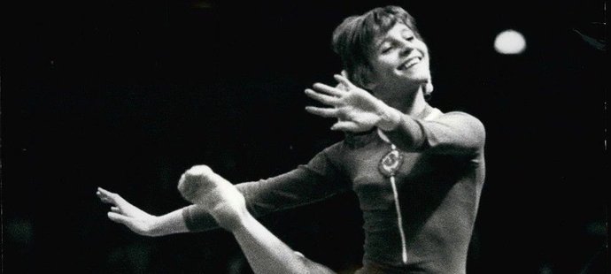 Olga Korbutová v dobách, kdy jí gymnastický svět ležel u nohou.