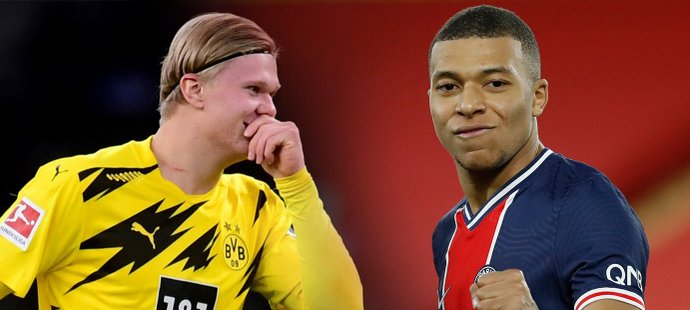 Erling Haaland vs. Kylian Mbappé. Kdo je lepší?